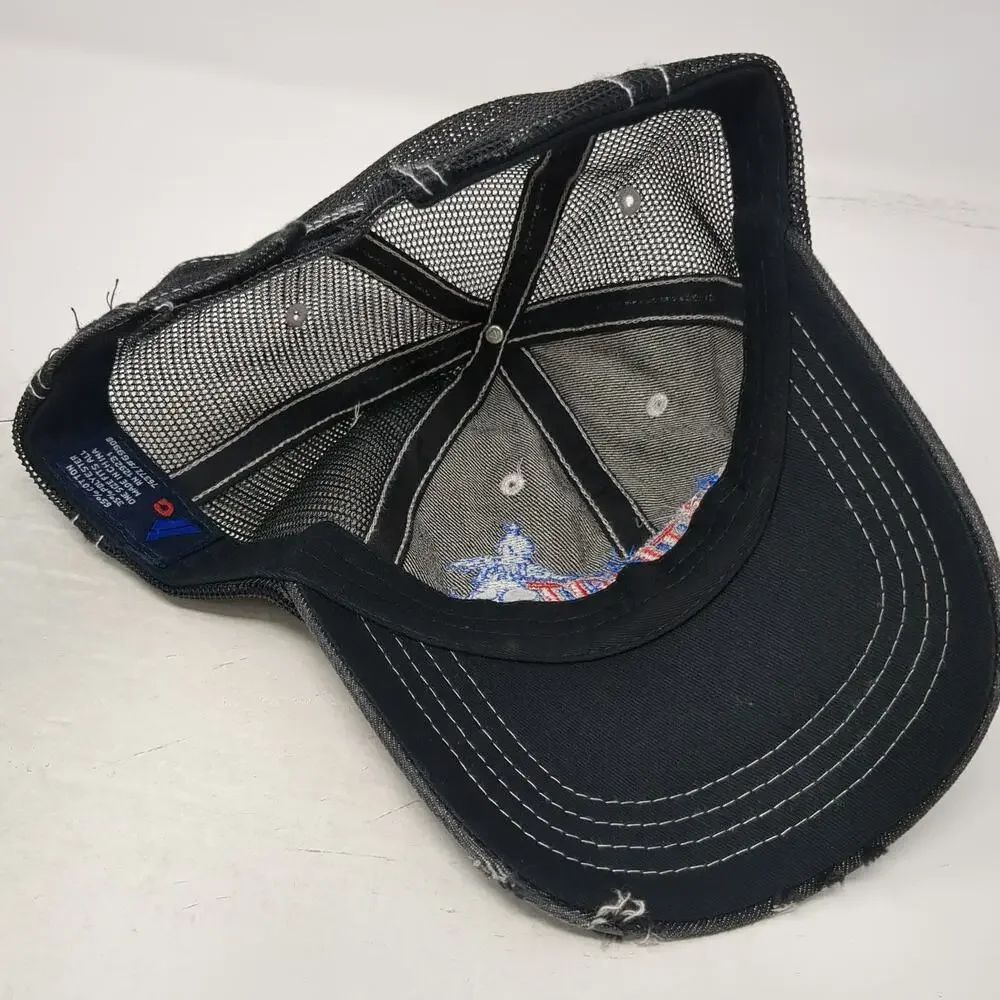 Heritage Global Baseball Cap Black One Size Patriot Reining Horse Mesh Back Hat